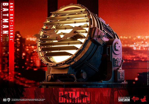 Hot Toys The Batman and Bat-signal MMS641 - 5