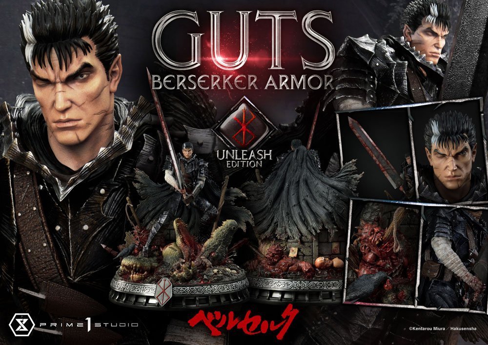 Prime 1 Studio Berserk: Guts Berserker Armor Unleash Edition 1:4 Scale Statue - Afbeelding 2
