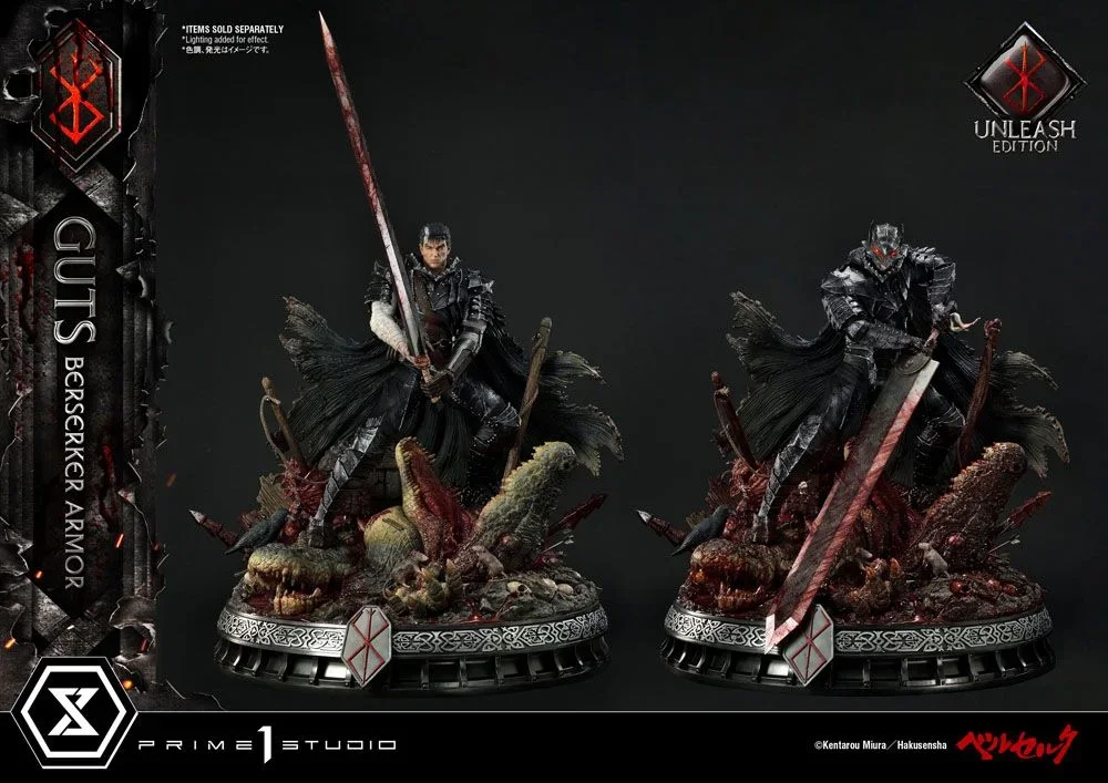 Prime 1 Studio Berserk: Guts Berserker Armor Unleash Edition 1:4 Scale Statue - Afbeelding 3