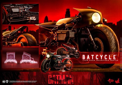 Hot Toys The Batman Batcycle MMS642 - 0