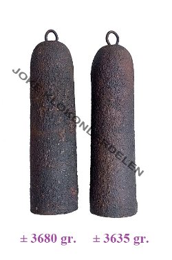 =2 Comtoise gewichten = zand gegoten =47246