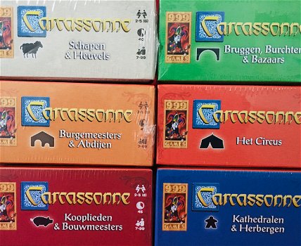 Carcassonne Basisspel inclusief 5 uitbreidingen - 0