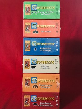 Carcassonne Basisspel inclusief 5 uitbreidingen - 1