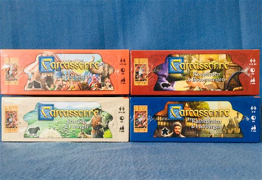 Carcassonne : Circus + schapen + kooplieden + kathedralen - 1