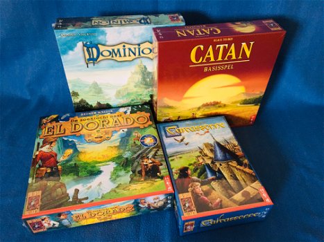 Catan + Dominion + Carcassonne + El Dorado - 1