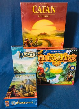 Catan + Dominion + Carcassonne + El Dorado - 2