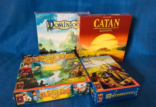 Catan + Dominion + Carcassonne + El Dorado - 3