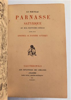 Le Nouveau Parnasse Satyrique 1866 titelplaat F. Rops 2X - 3