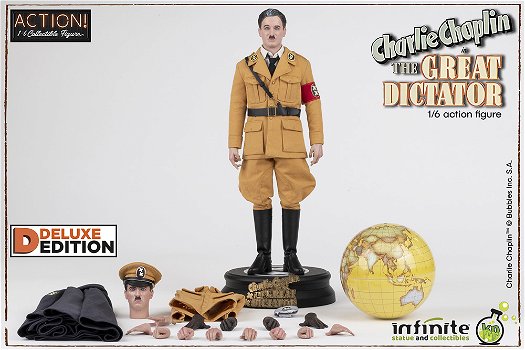 Infinite Charlie Chaplin The Great Dictator Deluxe Figure - 2