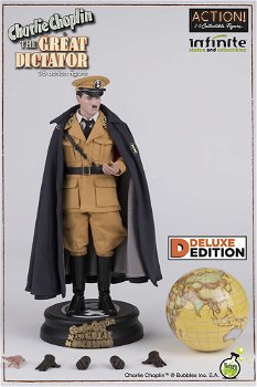 Infinite Charlie Chaplin The Great Dictator Deluxe Figure - 4