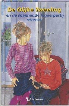 Arja Peters - De Olijke Tweeling En De Spannende Logeerpartij (Hardcover/Gebonden) - 0