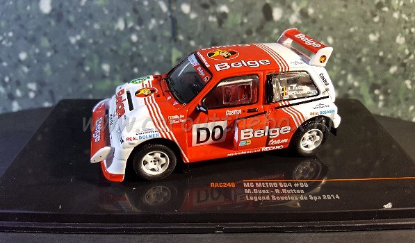 MG Metro 6R4 #D0 BELGE team 1/43 Ixo V625 - 0