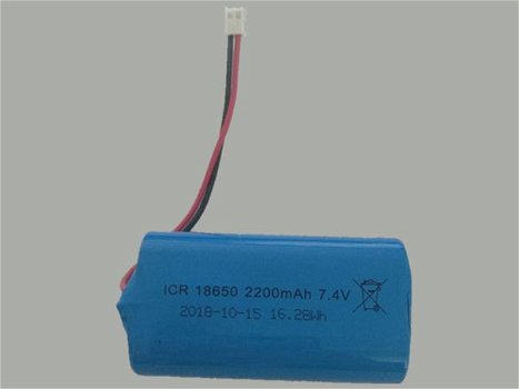 高品質ICR バッテリー 2200MAH/16.28Wh 18650 - 0