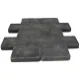 Getrommelde steen Grijs-Zwart of Antraciet 20 x 30 x 6 cm - 0 - Thumbnail