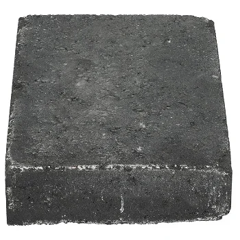 Getrommelde steen Grijs-Zwart of Antraciet 20 x 30 x 6 cm - 1