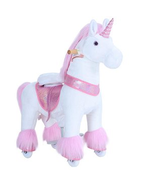 Ponycycle Glitter Unicorn Ux402 voor kinderen van 4 tot 9 jaar - 0