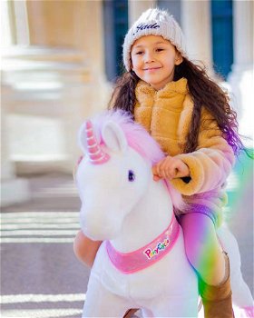 Ponycycle Glitter Unicorn Ux402 voor kinderen van 4 tot 9 jaar - 1
