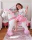 Ponycycle Glitter Unicorn Ux402 voor kinderen van 4 tot 9 jaar - 2 - Thumbnail