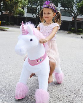 Ponycycle Glitter Unicorn Ux402 voor kinderen van 4 tot 9 jaar - 4