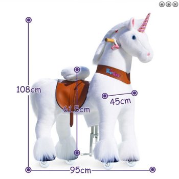 Ponycycle Unicorn Ux504 voor kinderen vanaf 7 jaar - 0