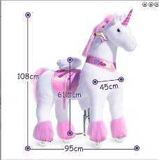 Ponycycle Glitter Unicorn Ux502 voor kinderen vanaf 7 jaar