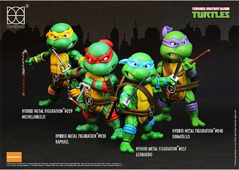 HEROCROSS hybrid metal Teenage Mutant Ninja Turtles TMNT set - 0
