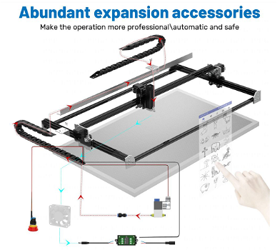 NEJE 3 MAX E30130 Portable Laser Engraving Machine Engraving Area 460 x 810mm - 3