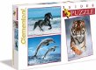 Clementoni - 3 In 1 Dieren Puzzels a 1000 Stukjes - 0 - Thumbnail