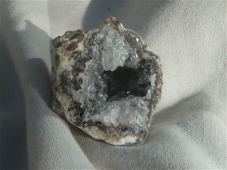 Kwarts - Calciet geode (01) - 3