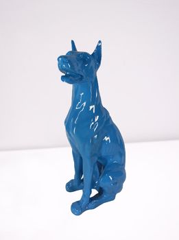 Hoogglans Doberman decoraties - 3