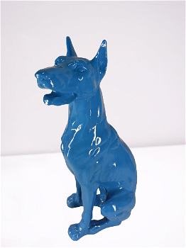 Hoogglans Doberman decoraties - 4