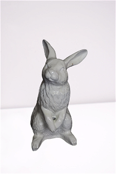 Hoogglans konijnenfiguren decoraties - 2