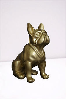 Figuurdecoratie Zittende Bulldog