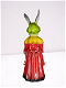 Figuurdecoratie van het Lady Rabbit met een mand Bloempot - 2 - Thumbnail