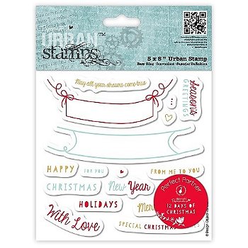 Nieuw set cling stempels 12 Days of Christmas van Urban Stamps / Docrafts - 0