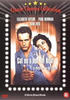 Cat On A Hot Tin Roof (DVD) met oa Elizabeth Taylor & Paul Newman  Nieuw
