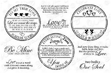 Nieuw cling stempellap Love Letter Seals van Whimsy Stamps