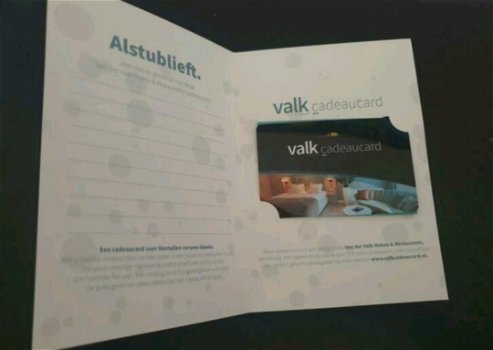 Van der valk cadeaukaart €250,- - 0