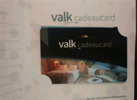 Van der valk cadeaukaart €250,- - 3