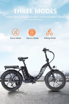 AVAKA BZ20 Electric Bike 20 Inch Folding Frame E-bike 7 - 4