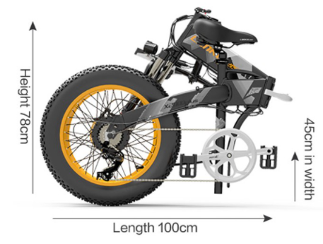 LANKELEISI X2000 PLUS Moped Electric Bike - 7