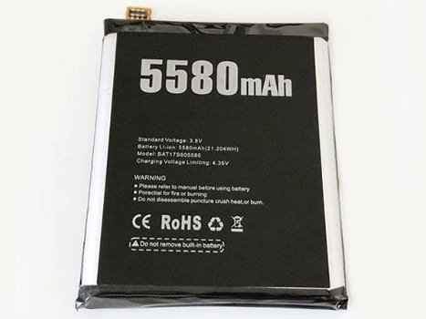 低価格Doogee BAT17M15580 バッテリー 3.8V 5580mAh/21.204WH Doogee互換バッテリー - 0