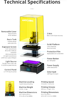 Anycubic Photon Mono X 6K LCD-based SLA Printer - 5