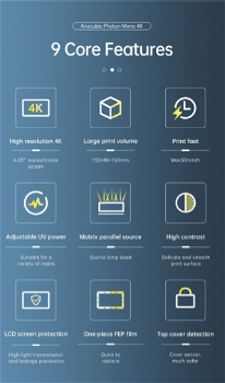 Anycubic Photon Mono 4K LCD SLA Printer, UV Resin 3D Printer - 2