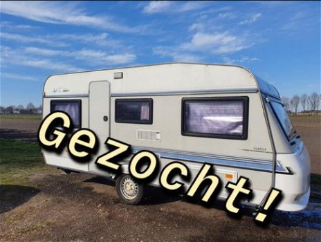 Wij zoeken Caravans van 3.50 mtr. t/m 5.00 mtr. - 3