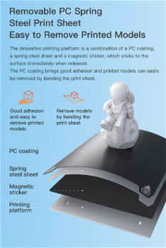 Creality Ender-3 S1 3D Printer, Sprite Dual-gear Direct Extr - 3