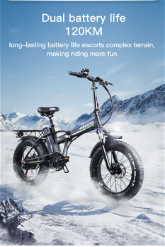 JINGHMA R8 500W 48V 15Ah 20 Inch Tire Electric Bicycle - 3