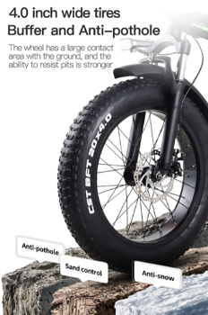 JINGHMA R8 500W 48V 15Ah 20 Inch Tire Electric Bicycle - 5