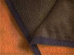deken oranje bruin - 1 - Thumbnail