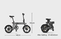 HIMO Z16 MAX Folding Electric Bicycle 16 inch 250W - 5 - Thumbnail